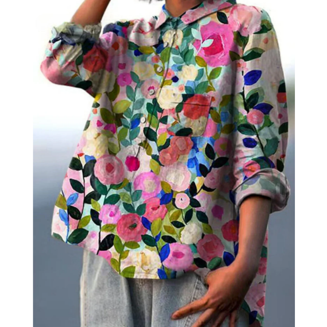 SUENTA Sephira | Damenbluse mit Blumenprint