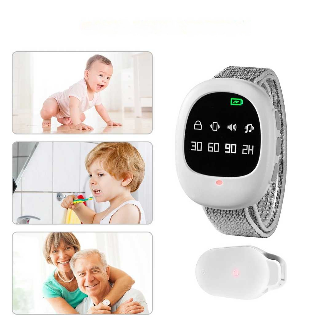 SUENTA Bettnässer-Alarm Drahtloser Mit Vibrationssensor Kind