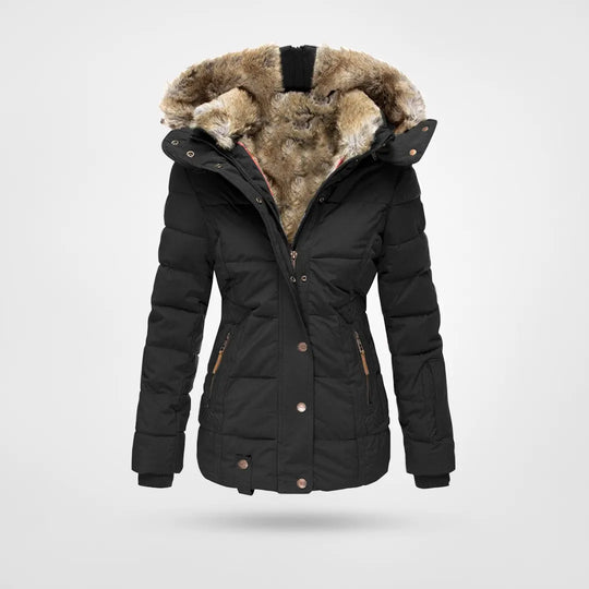 Bonera - Warme modische Winterjacke mit Innenfutter und Kapuze