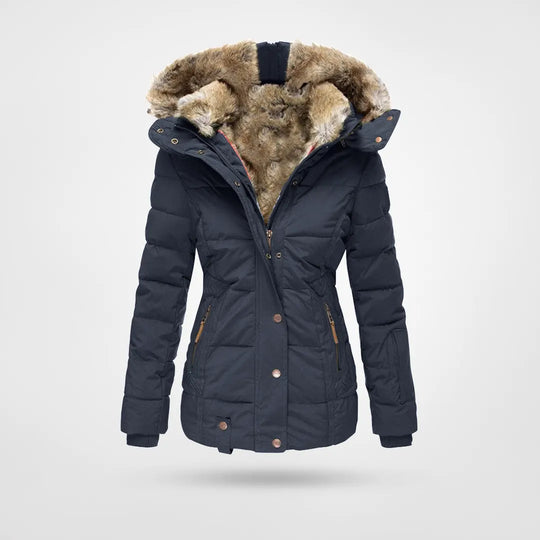 Bonera - Warme modische Winterjacke mit Innenfutter und Kapuze