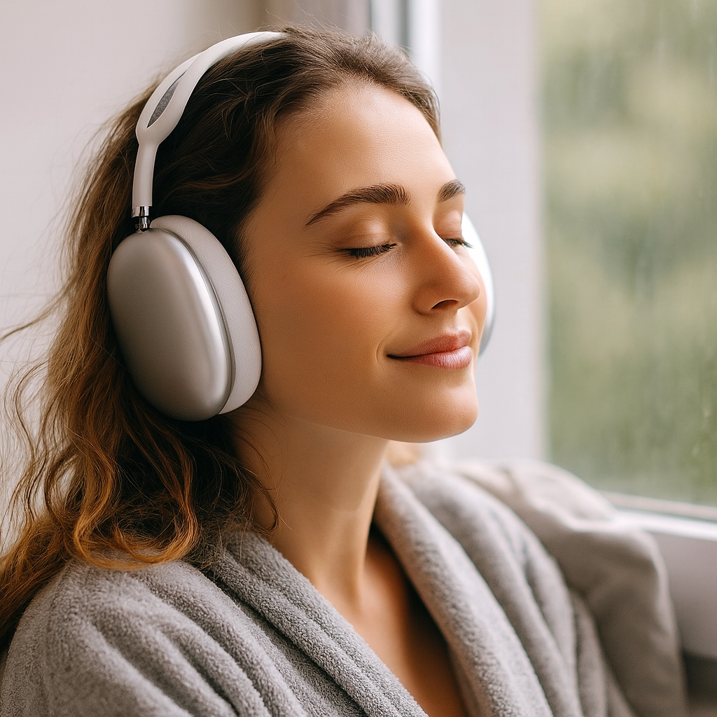 SUENTA Bluetooth Over-Ear Noise-Cancelling-Kopfhörer Kopfhörer Weiß