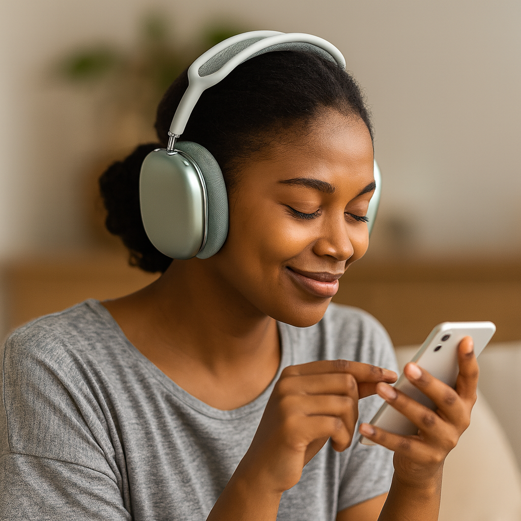 SUENTA Bluetooth Over-Ear Noise-Cancelling-Kopfhörer Kopfhörer Grün