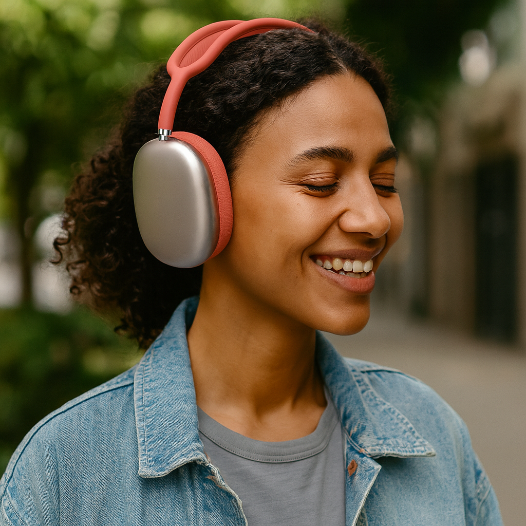 SUENTA Bluetooth Over-Ear Noise-Cancelling-Kopfhörer Kopfhörer Rot