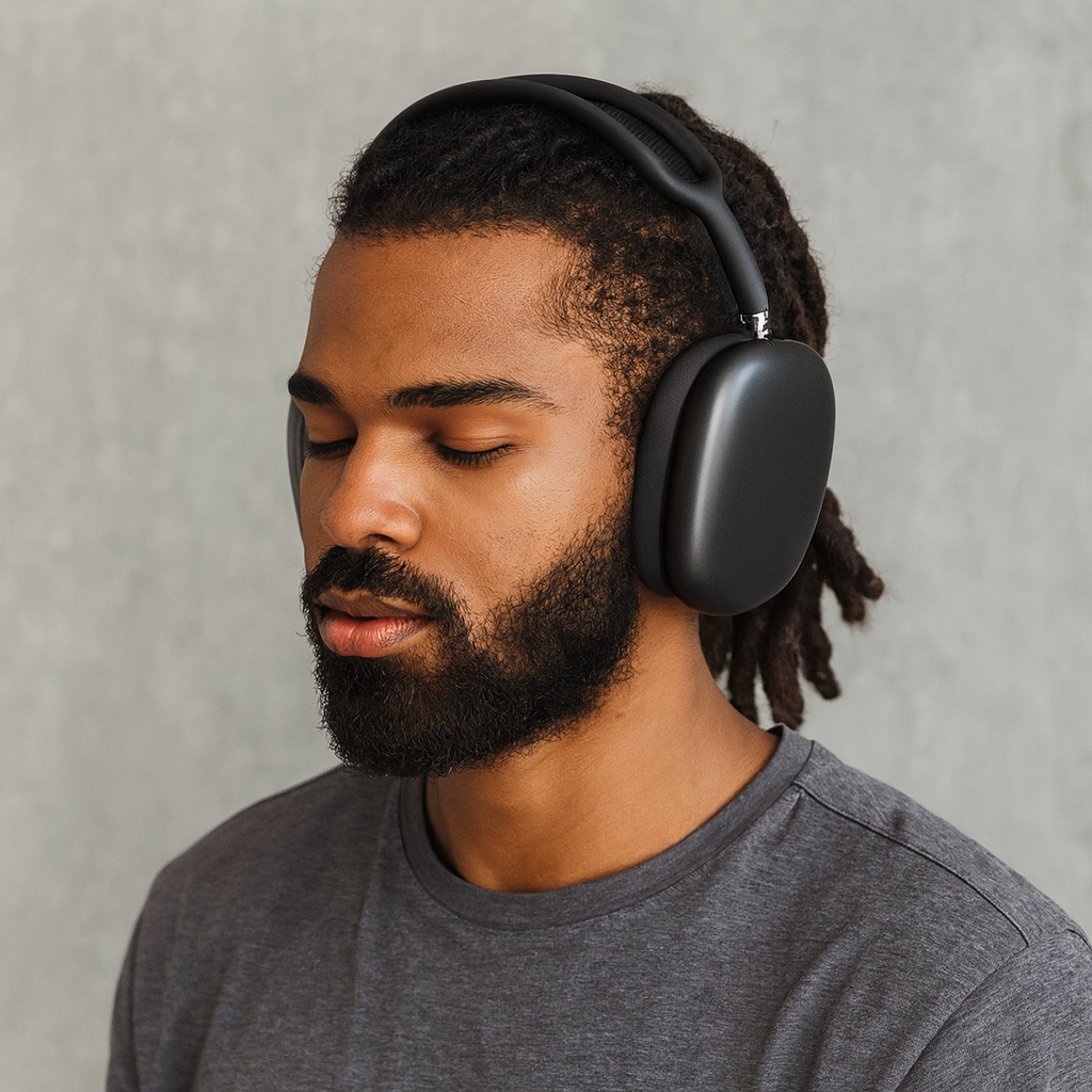 SUENTA Bluetooth Over-Ear Noise-Cancelling-Kopfhörer Kopfhörer Schwarz
