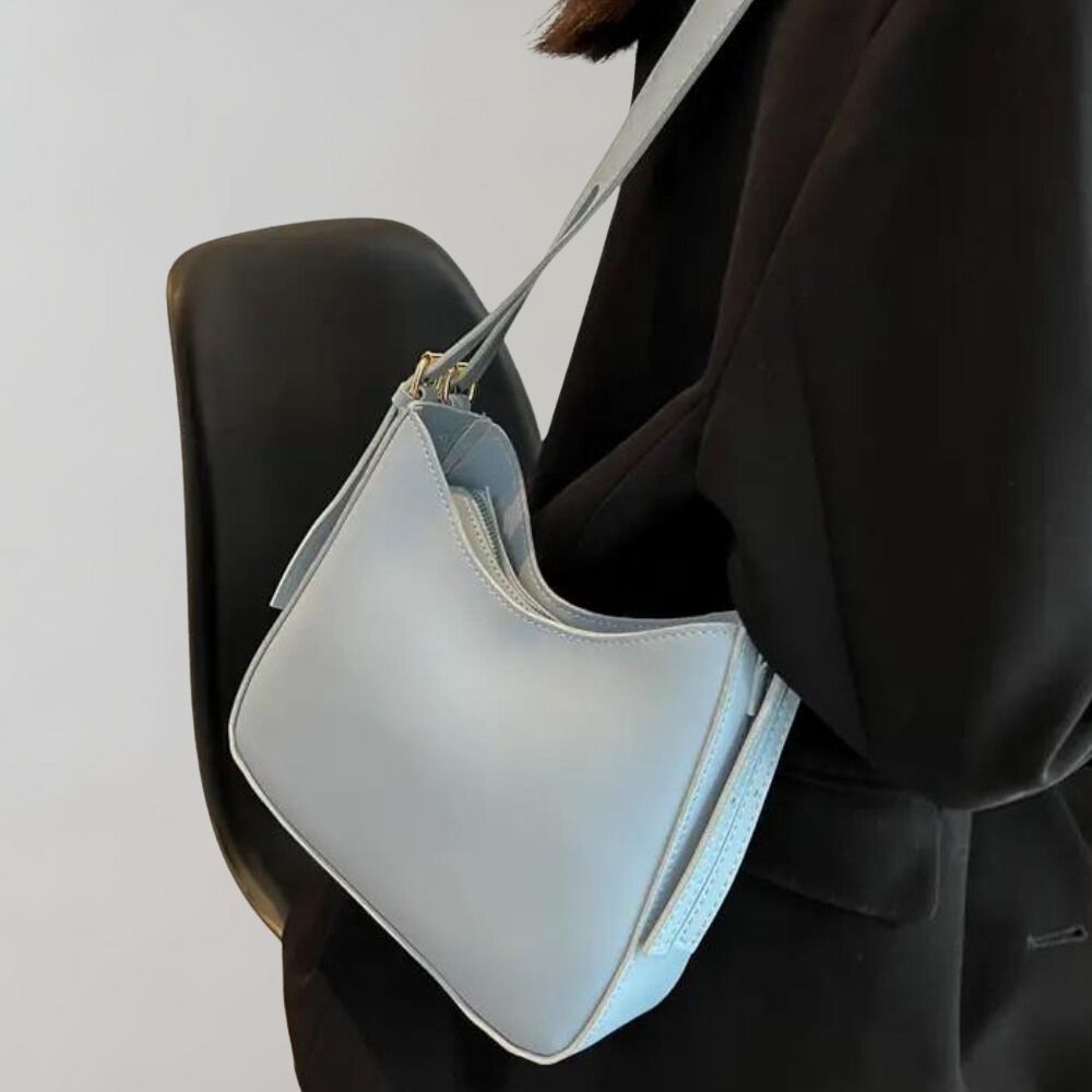 SUENTA Damen Crossbody Tasche Schlichte Elegante Vegan Leather