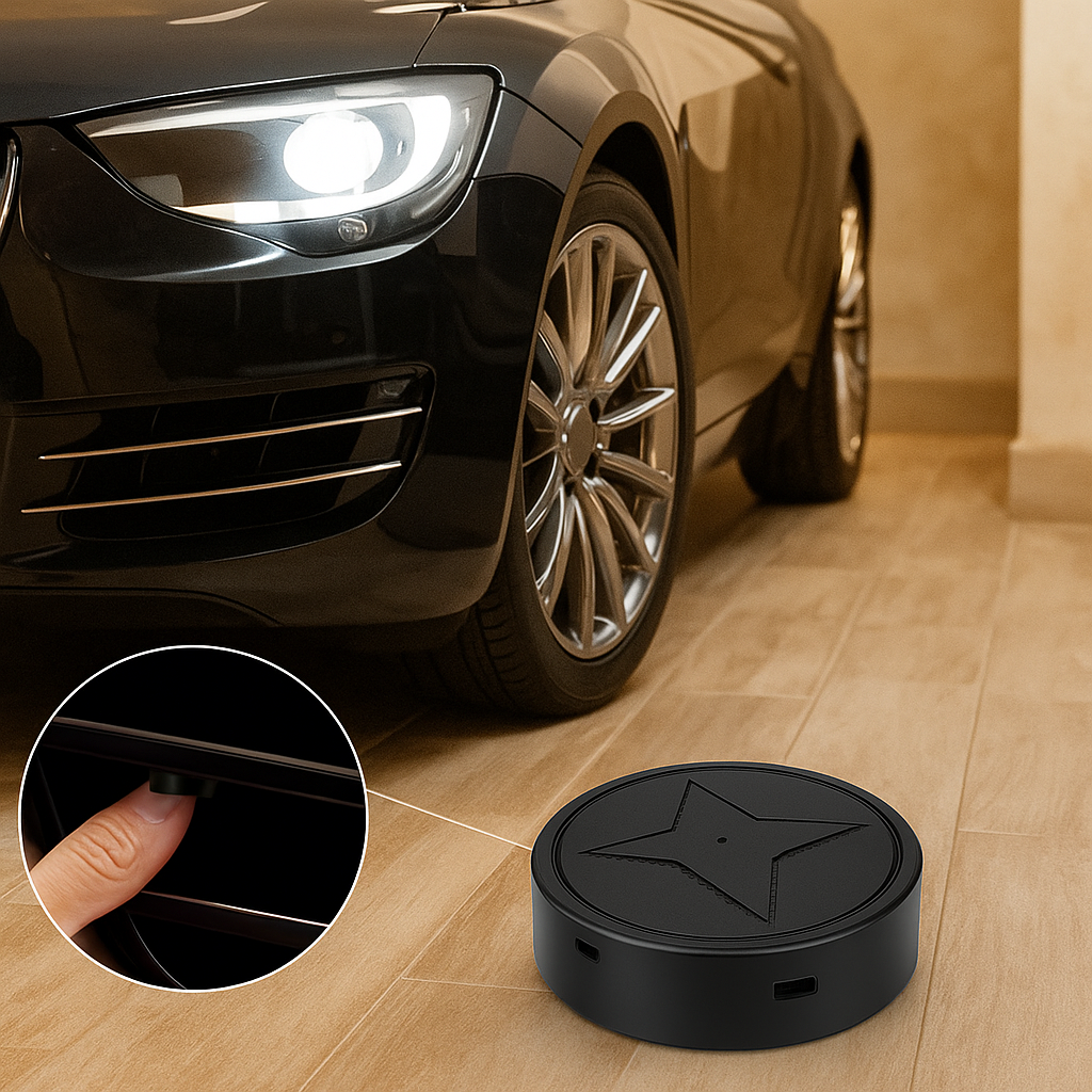 MiniTrack GPS Tracker – Magnetisch, Echtzeit-Ortung, Mini-Größe für Auto & Personen