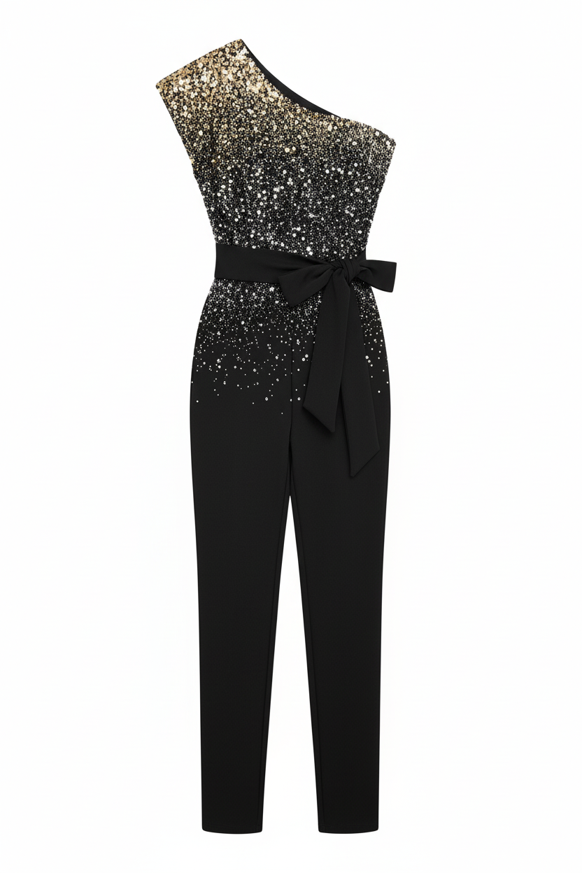 SUENTA Isana | Damen Jumpsuit – Moderne Silhouette, Luxuriöser Auftritt & Zeitlose Eleganz