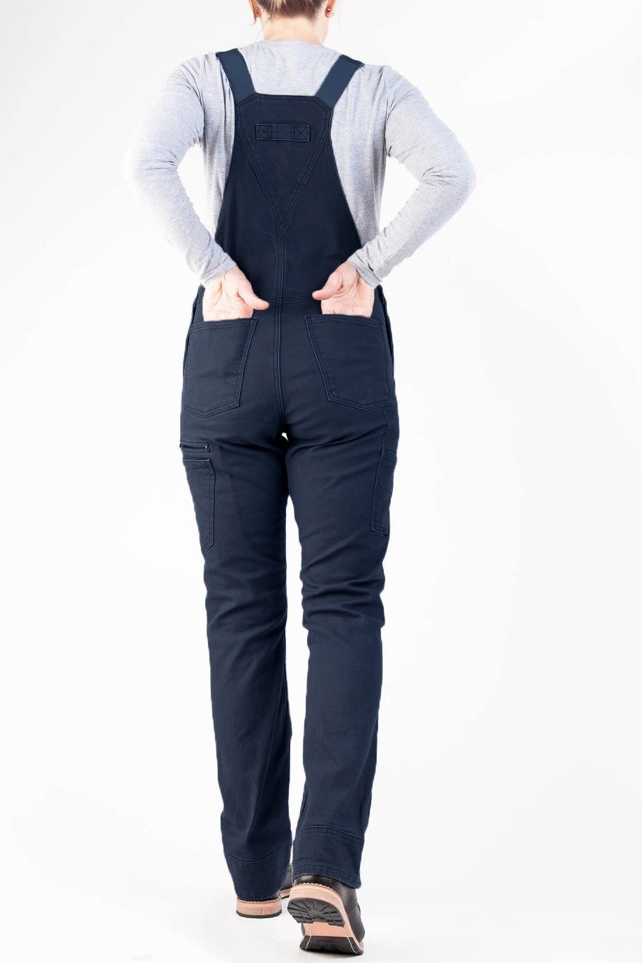 SUENTA Damen Arbeits Overall – Klassischer Stretch-Canvas Einteiler