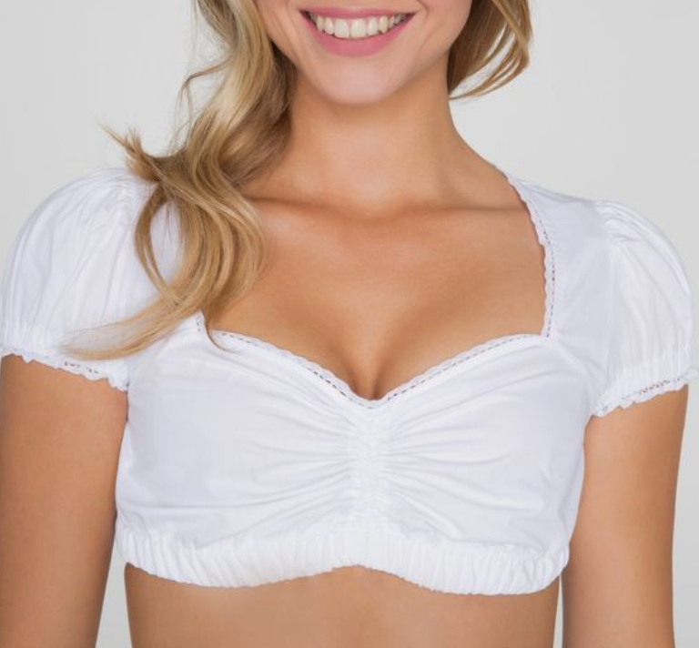 SUENTA Damen Dirndl-Set - Traditionell 3-teilig mit Schürze & Bluse