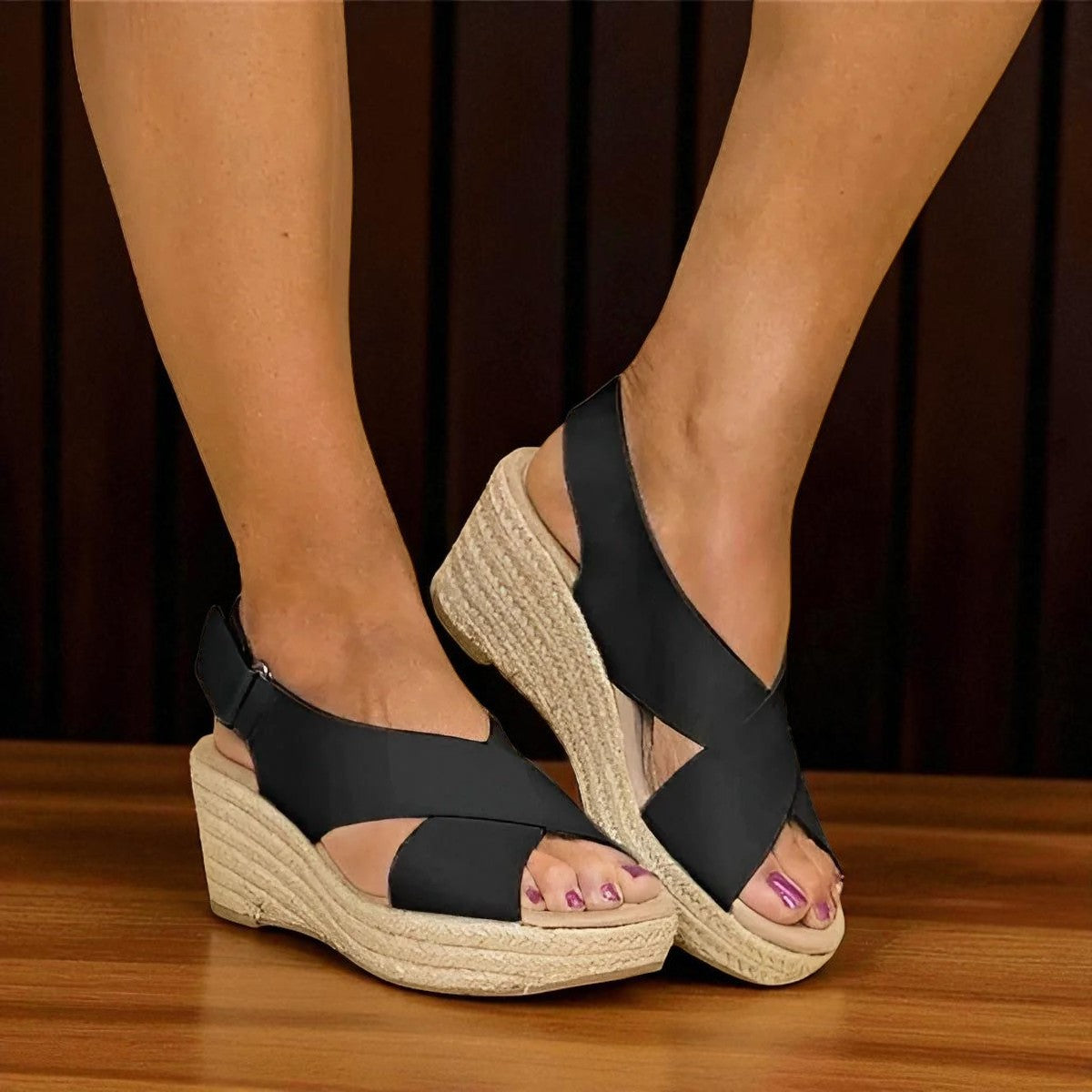 SUENTA Damen-Espadrilles – Komfort für Alltag und Party vs. schmerzfreie Schuhe Schwarz