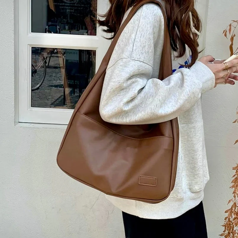 SUENTA Damen-Schultertasche Lässiges Design Bequemer Riemen Minimalistisch