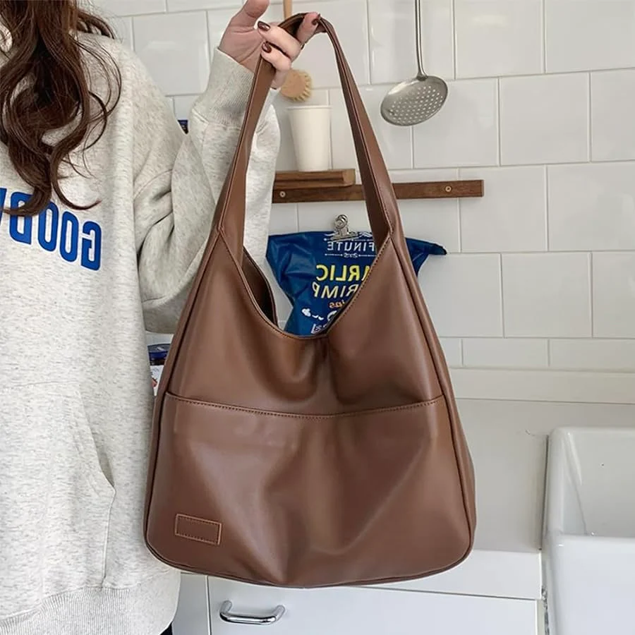 SUENTA Damen-Schultertasche Lässiges Design Bequemer Riemen Minimalistisch