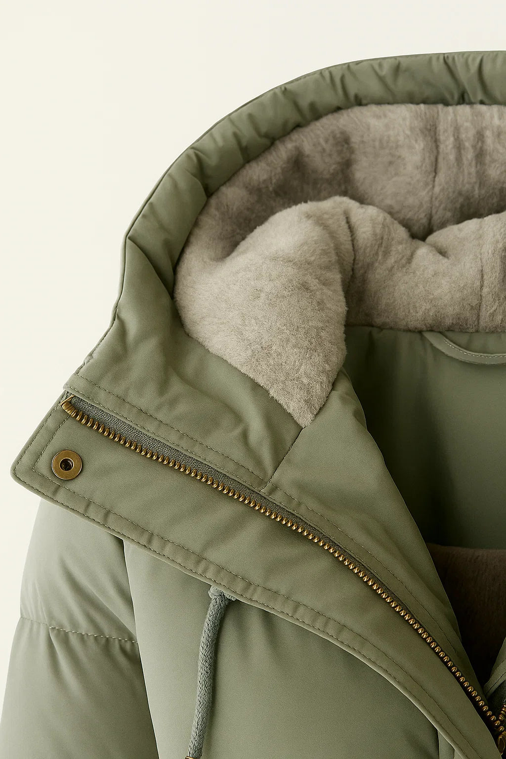 SUENTA Damen-Steppjacke Isolierter Wintermantel Herbst und Winter Stilvoll Warm