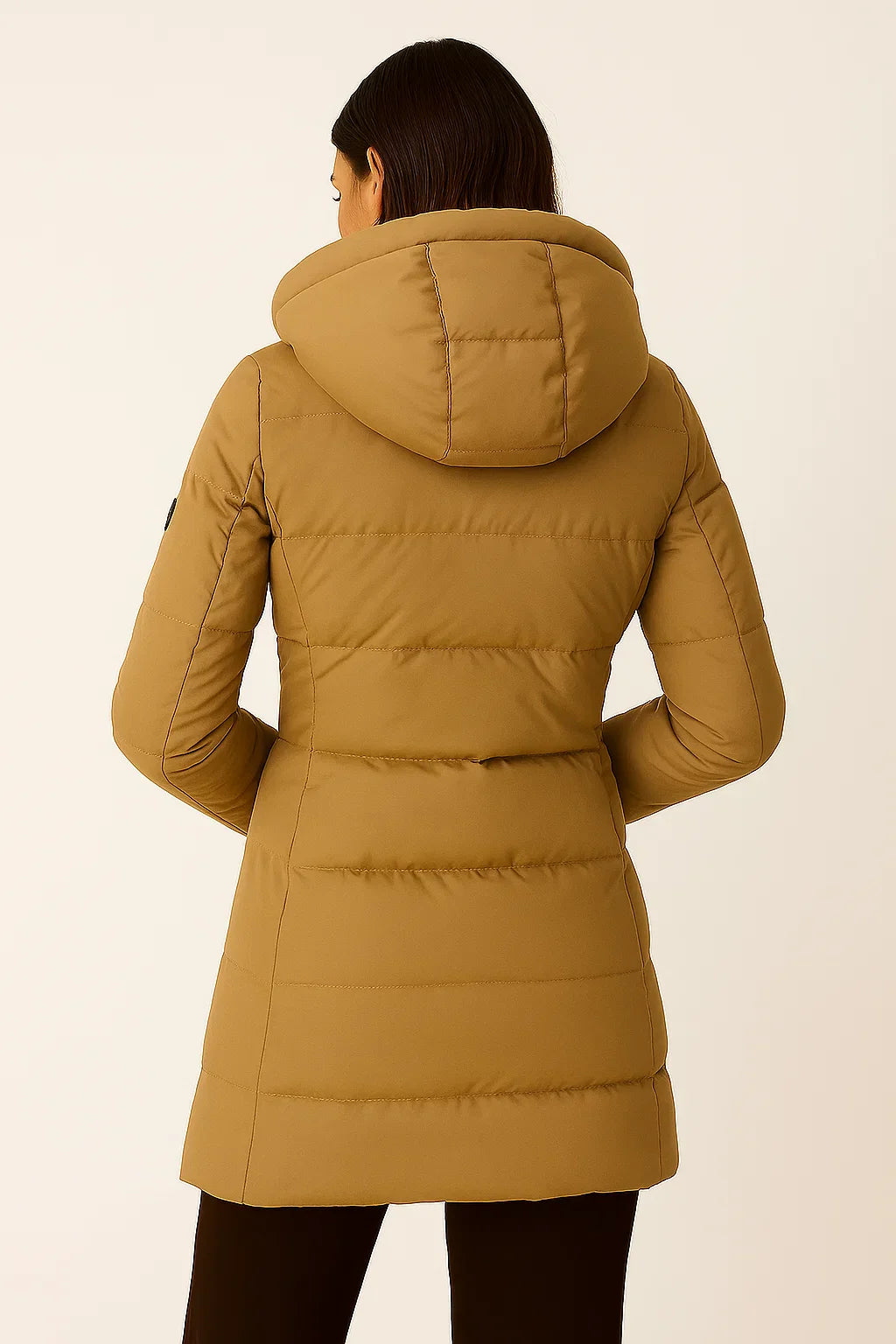 SUENTA Damen-Steppjacke Isolierter Wintermantel Herbst und Winter Stilvoll Warm