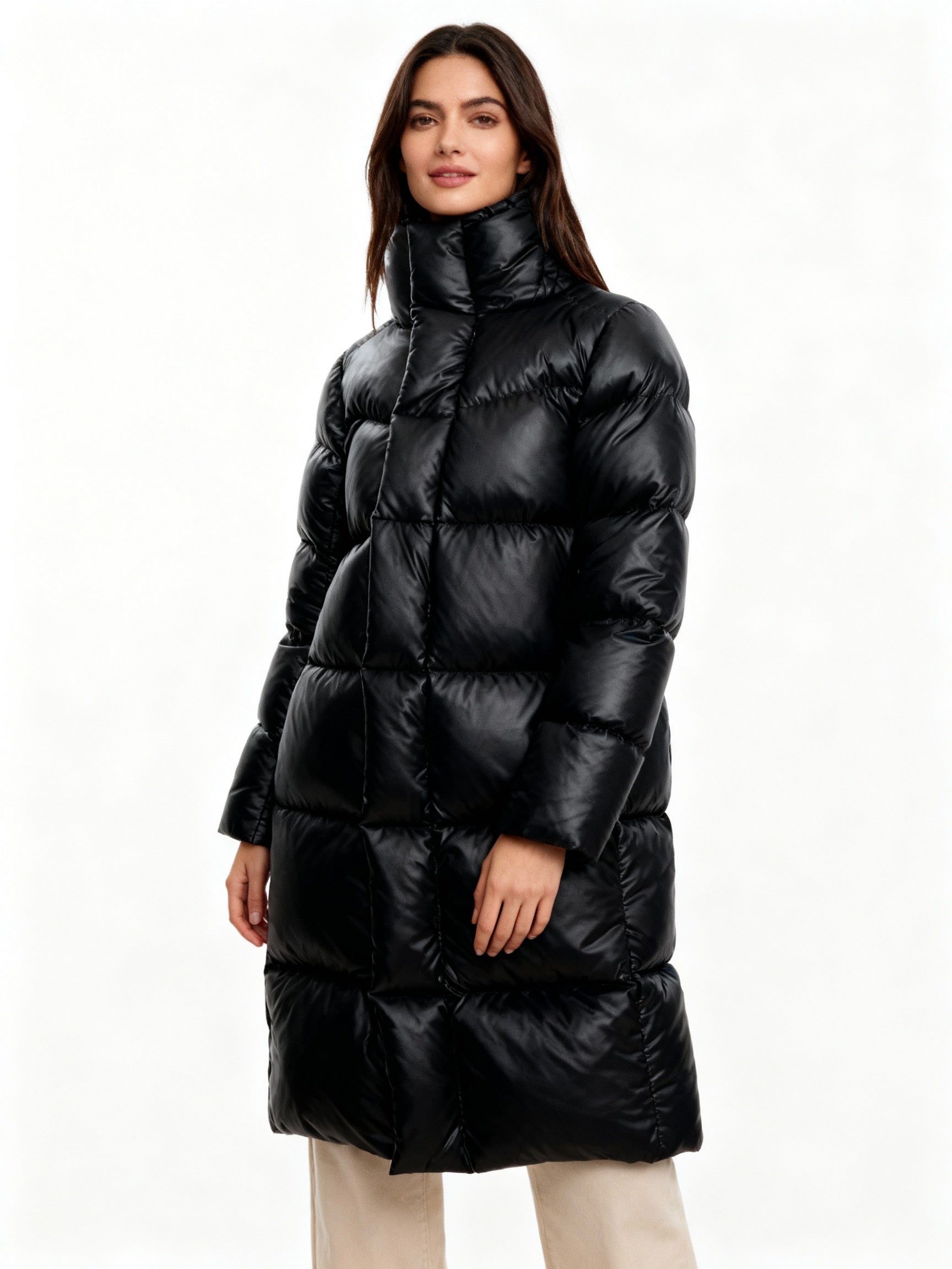 SUENTA Damen-Winterjacke Leicht Warm Schutz Kälte Wind Nässe