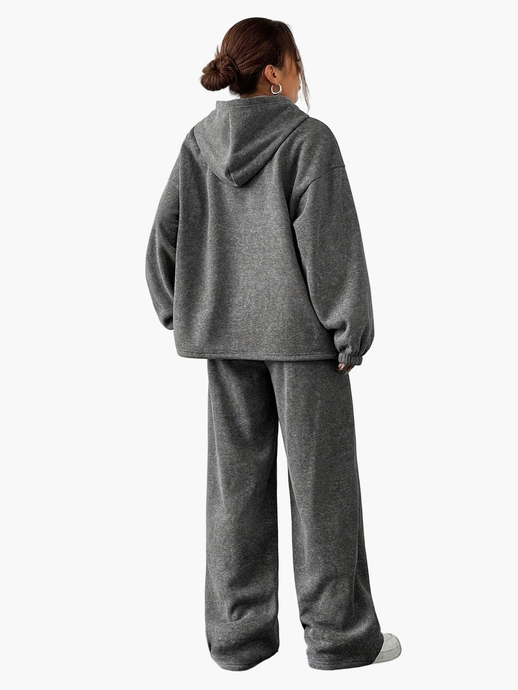 SUENTA Damen Hoodie Set Bequeme Lässigen Weiten Jogginghose