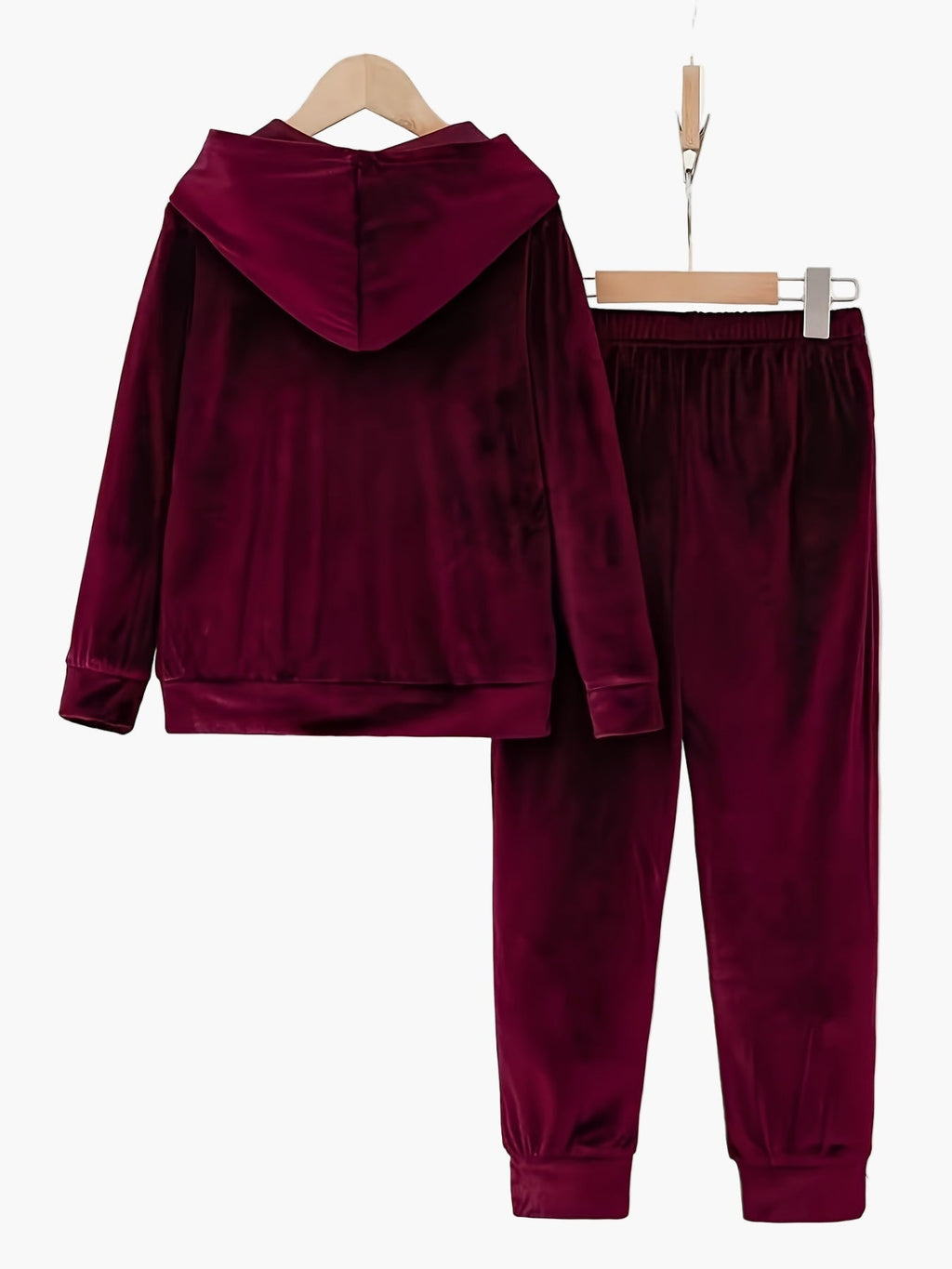 SUENTA Damen Freizeit Lounge Set Hoodie Jogginghose Bequemes Homewear Outfit Herbst
