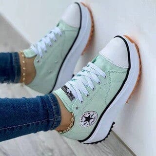 SUENTA Vina | Damen Turnschuhe mit Orthopädischer Funktion & Trendigem Design | R&B Grün