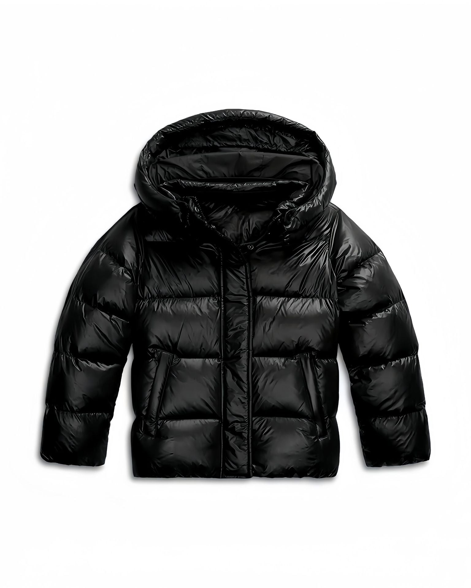 SUENTA Damen Sportliche Steppjacke Alltagstauglichkeit Gleichmäßige Steppung Schwarz
