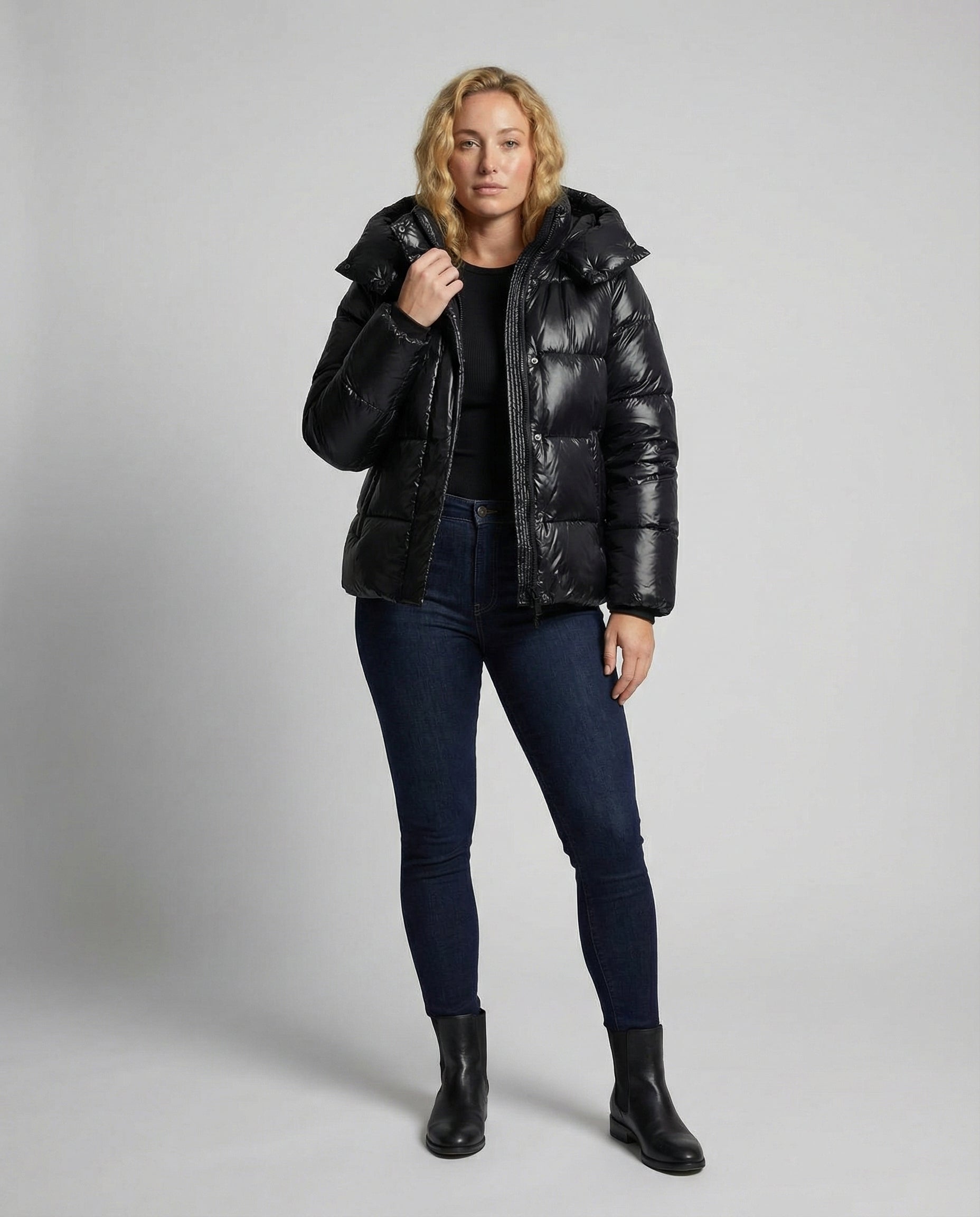 SUENTA Damen Sportliche Steppjacke Alltagstauglichkeit Gleichmäßige Steppung