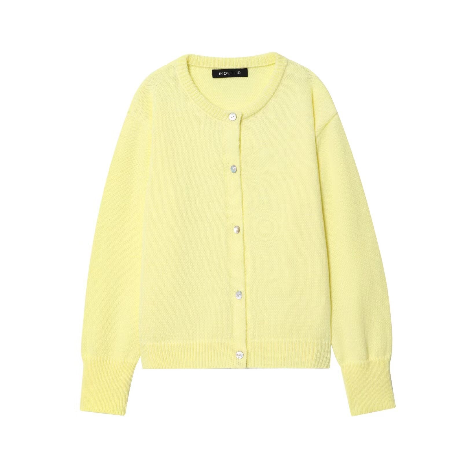 SUENTA Damen Weiche Strickjacke Mit Dezenten Knopfdetails