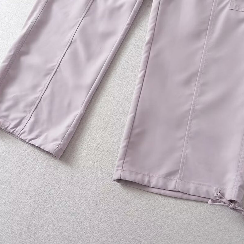 SUENTA Frauen eleganten weiten Cargo-Hose Stil und Funktionalität Alltag Freizeit