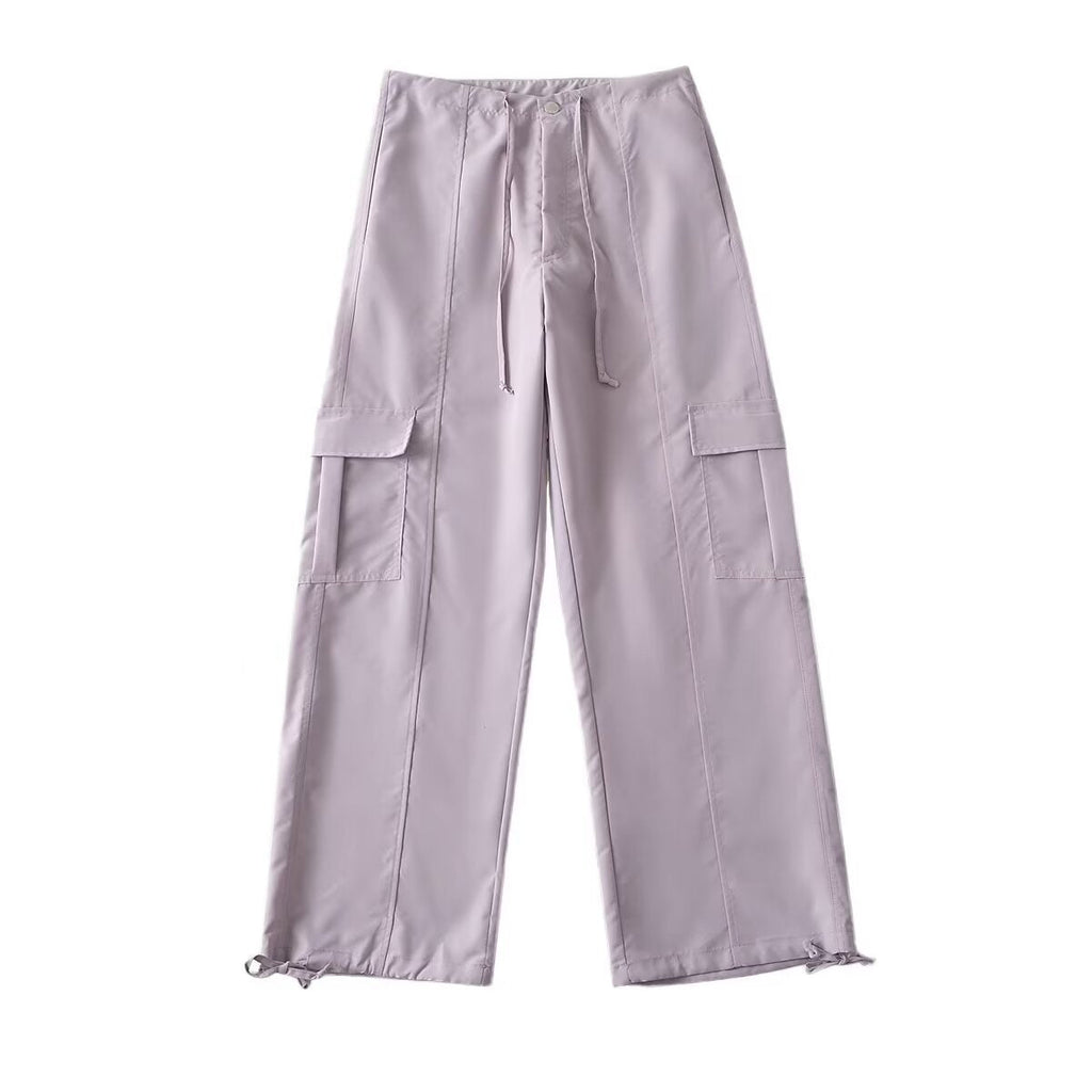 SUENTA Frauen eleganten weiten Cargo-Hose Stil und Funktionalität Alltag Freizeit