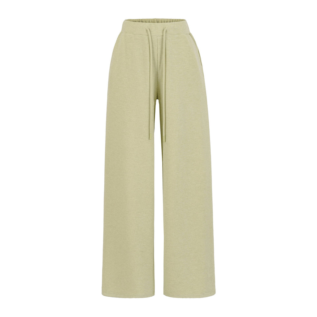 SUENTA Damen Weite Comfort-Hose Weichem, Atmungsaktivem Stoff Grün