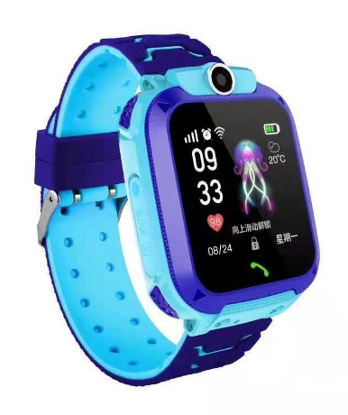 SUENTA Echtzeit-GPS für Kinder Uhr Echtzeit-Standort-Tracker Blau