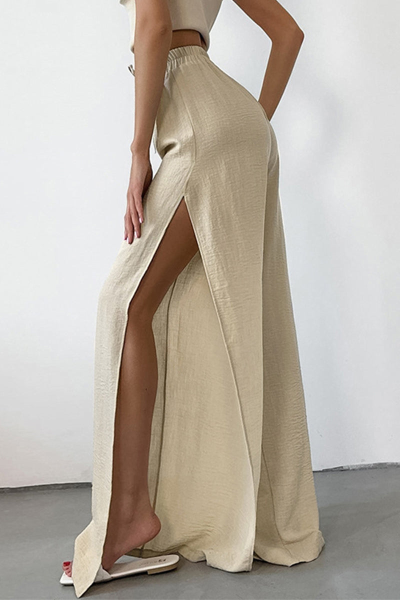 SUENTA Vespera Damenhose – Weite Beine mit hoher Taille