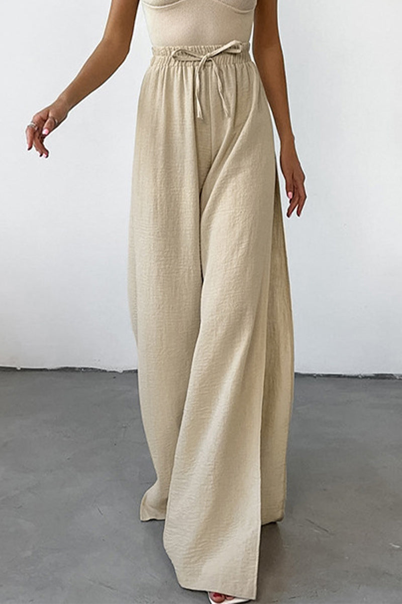 SUENTA Vespera Damenhose – Weite Beine mit hoher Taille