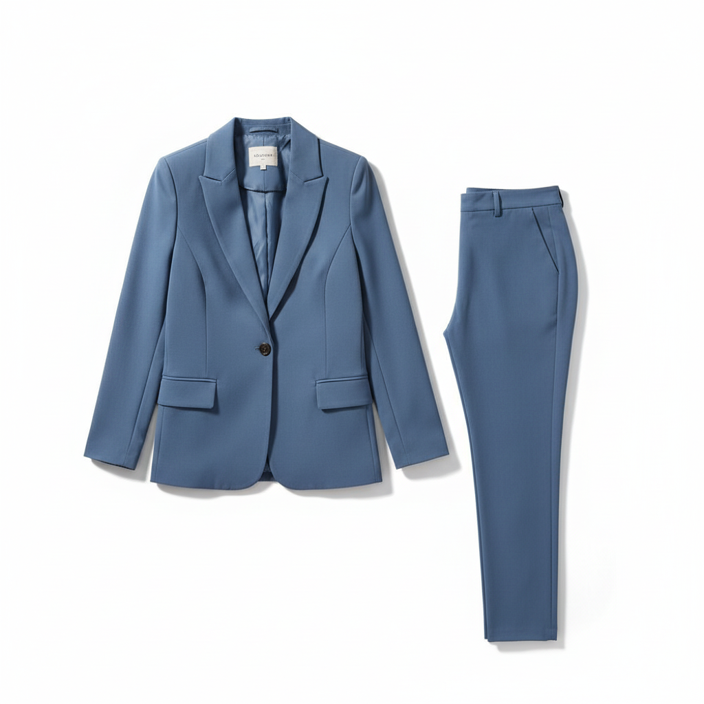 SUENTA Damen Blazer-Set Elegantes Eleganz Selbstvertrauen