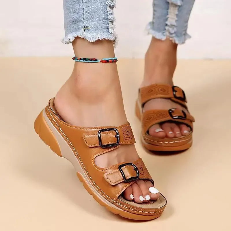 SUENTA Elora | Damensandalen – Ultimativer Komfort & Sanfte Druckentlastung
