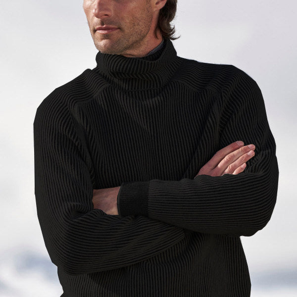 SUENTA Rollkragenpullover Weichen, Leichten Material Look