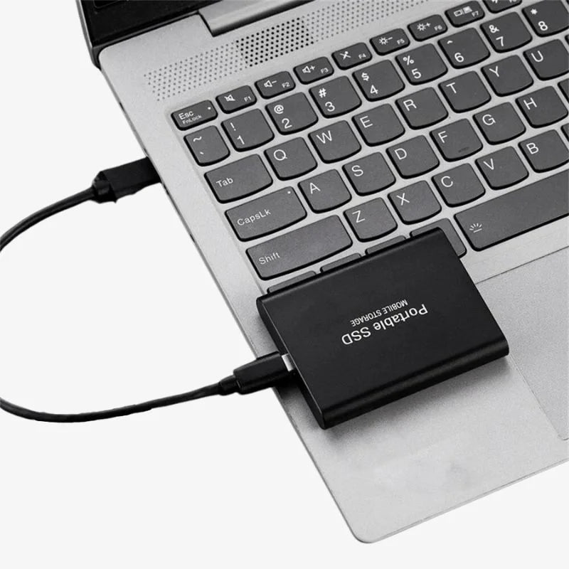 SUENTA Externe SSD-Festplatte Aluminium Tragbarer Speicher