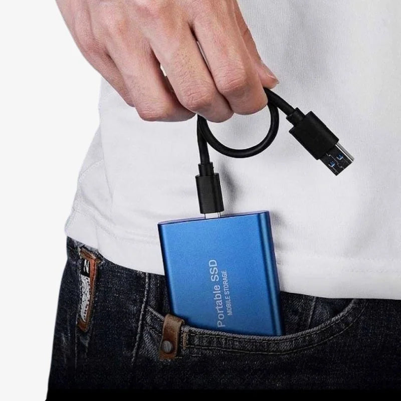 SUENTA Externe SSD-Festplatte Aluminium Tragbarer Speicher