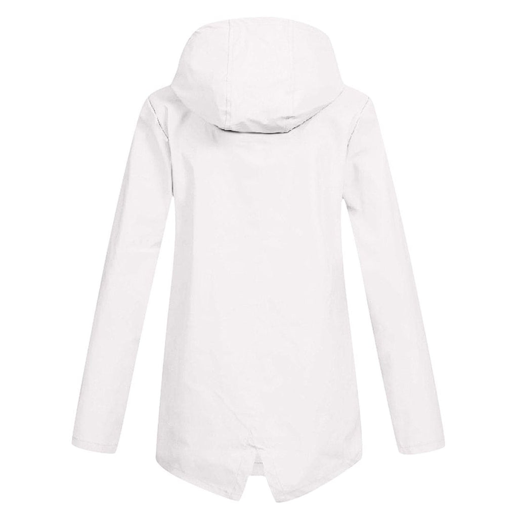 SUENTA Regenjacke Damen Kapuze Wasserdichte Leicht Atmungsaktiv - Winterjacke Damen
