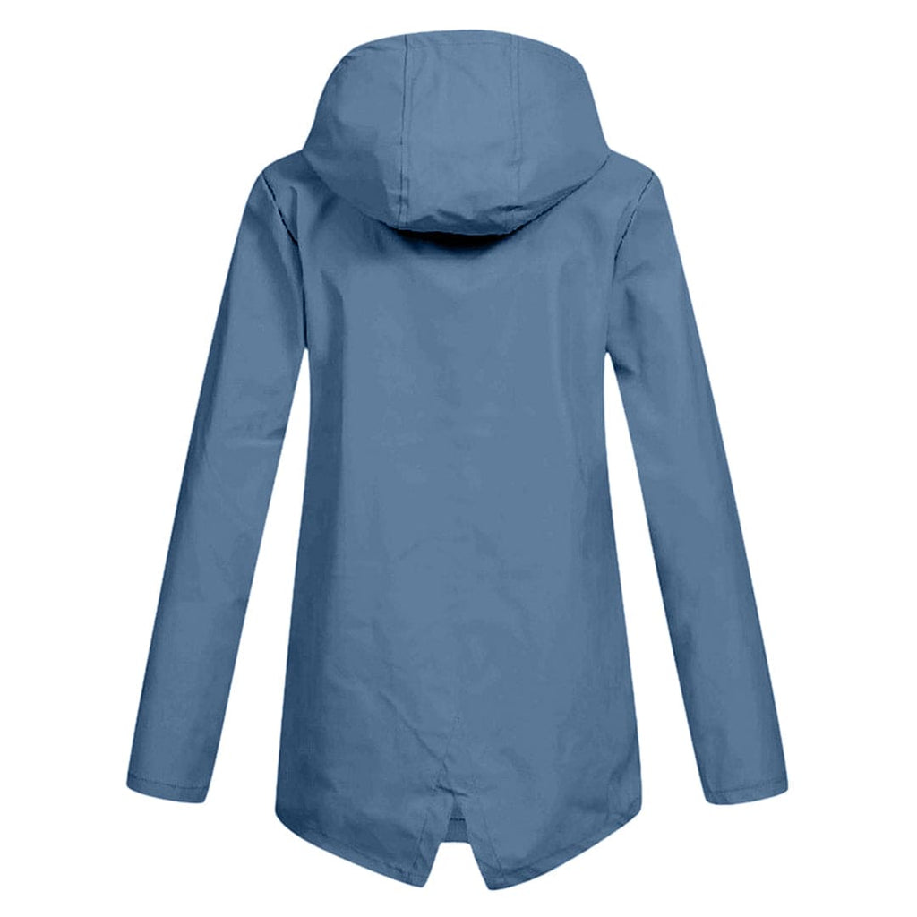 SUENTA Regenjacke Damen Kapuze Wasserdichte Leicht Atmungsaktiv - Winterjacke Damen
