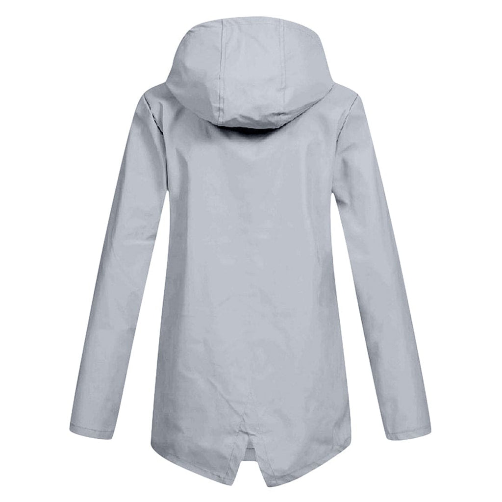 SUENTA Regenjacke Damen Kapuze Wasserdichte Leicht Atmungsaktiv - Winterjacke Damen