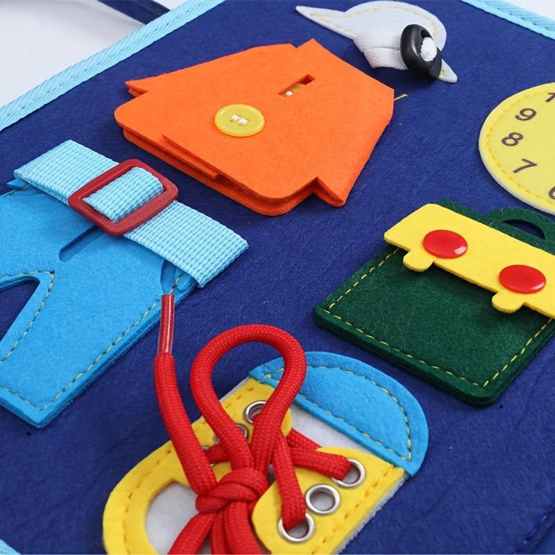 SUENTA Montessori-Aktivitätsbuch Feinmotorik Schnürsenkeln