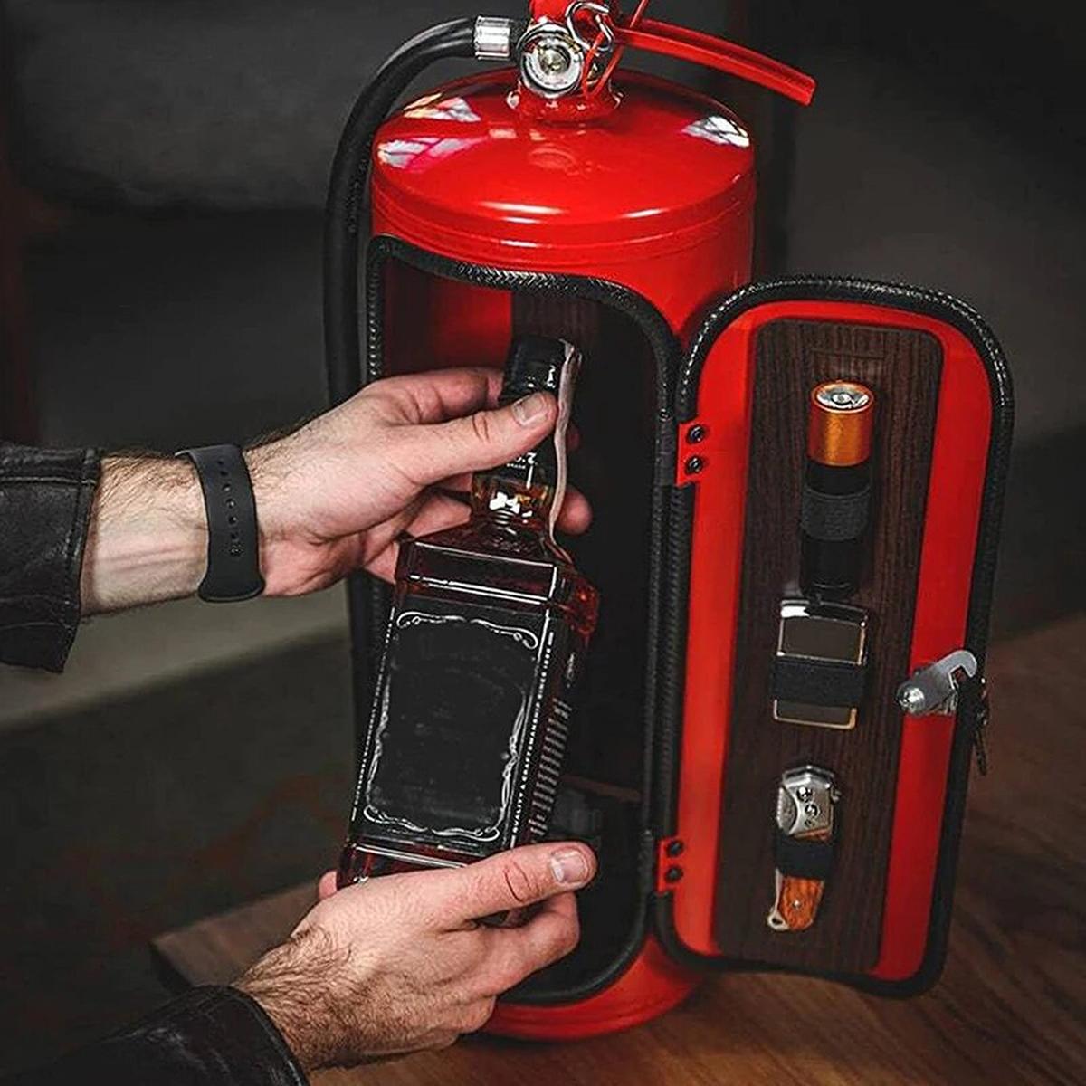 SUENTA Feuerlöscher Flaschenhalter Für Whisky Wein Champagner