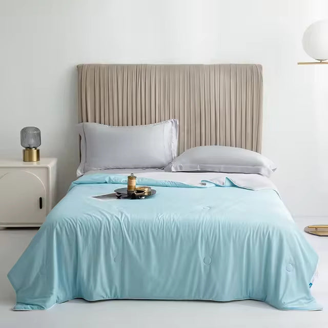 SUENTA Kühldecke Weiche Cooling Decke Nacht Schlafkomfort Nr 1 Gletschernebel