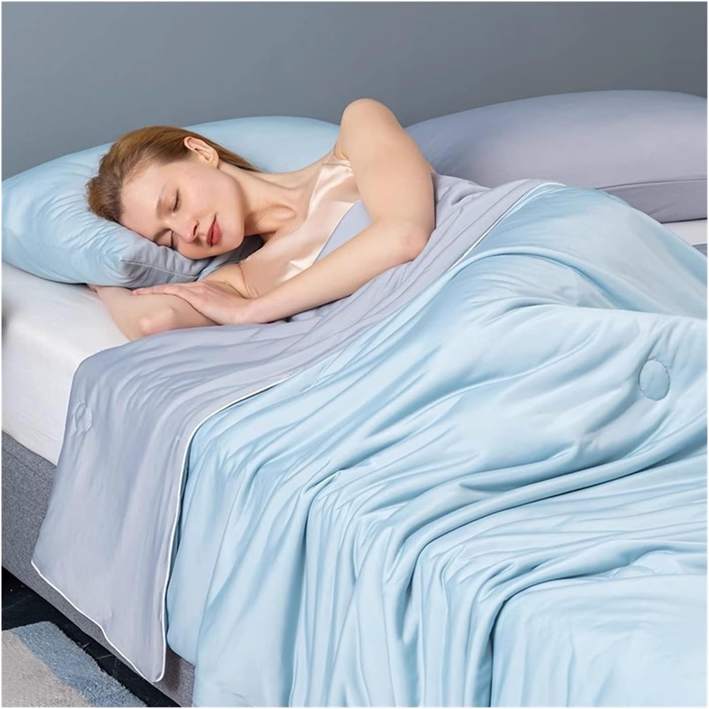 SUENTA Kühldecke Weiche Cooling Decke Nacht Schlafkomfort Nr 1