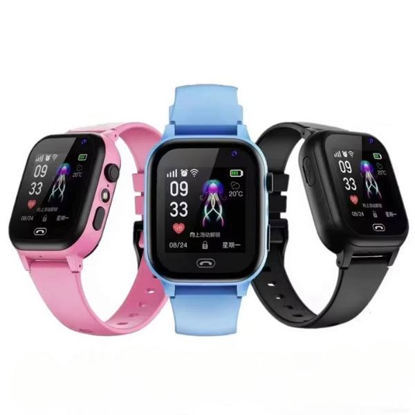 SUENTA GPS-Smartwatch für Kinder – Intelligente Kinderuhr mit GPS-Tracker, SIM-Karte, Videoklingel, Kamera und Aktivitätsüberwachung Pink