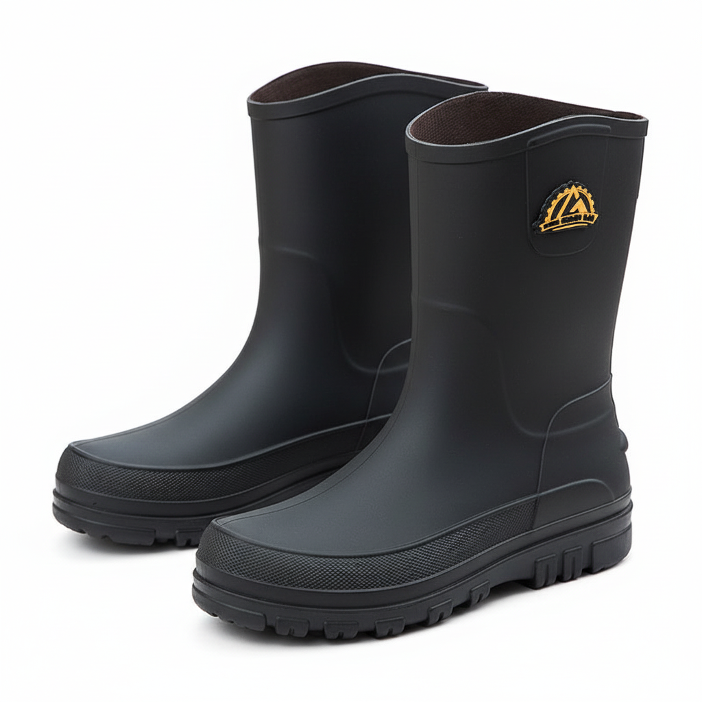 SUENTA Herren Gefütterte Gummistiefel Mit Rutschfester Sohle Outdoor