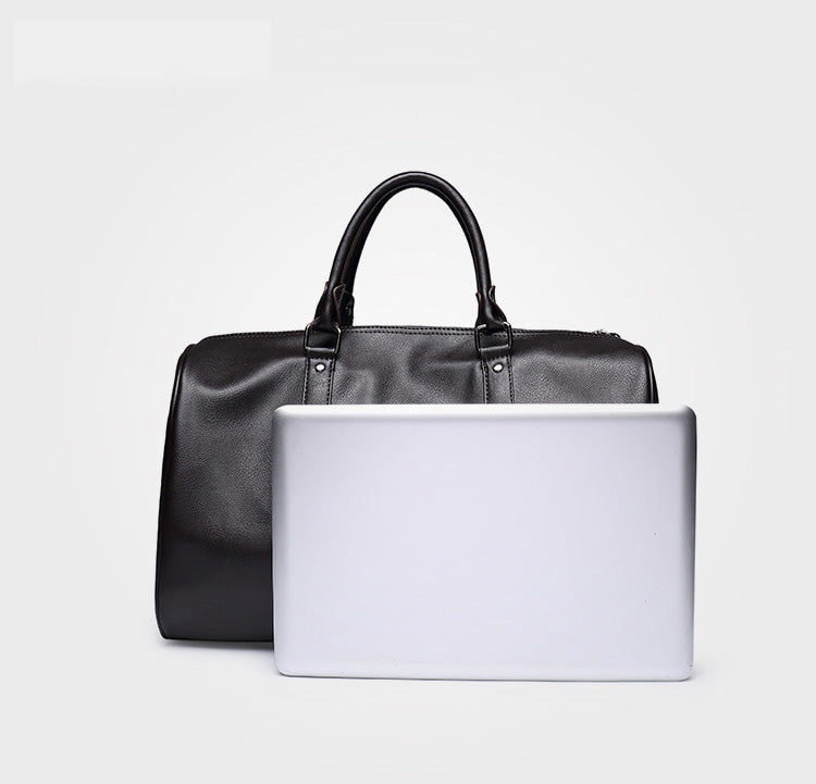 SUENTA Reisetasche In Lederoptik Viel Platz Strapazierfähiges PU-Leder