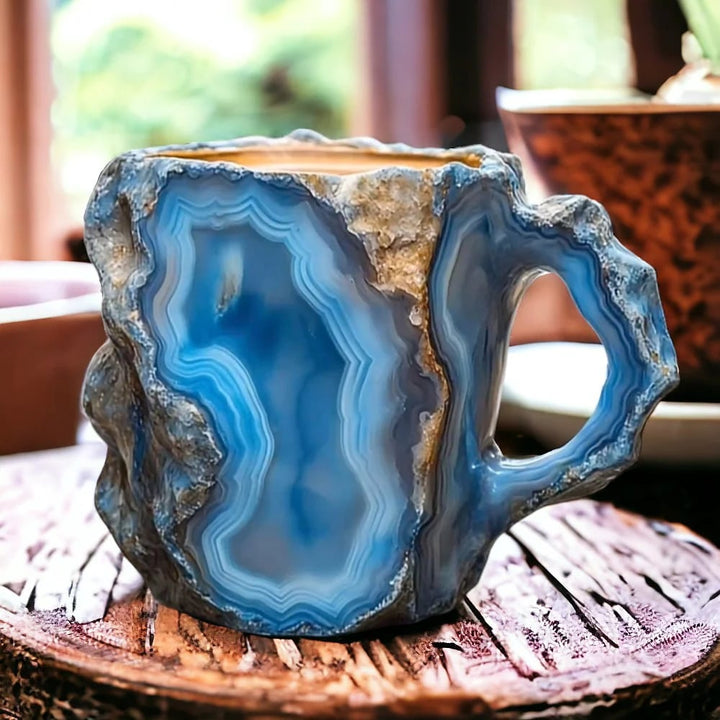 SUENTA GlaceCup Handgefertigt Kristalloptik Mikrowellengeeignet 350 Ml Amethyst