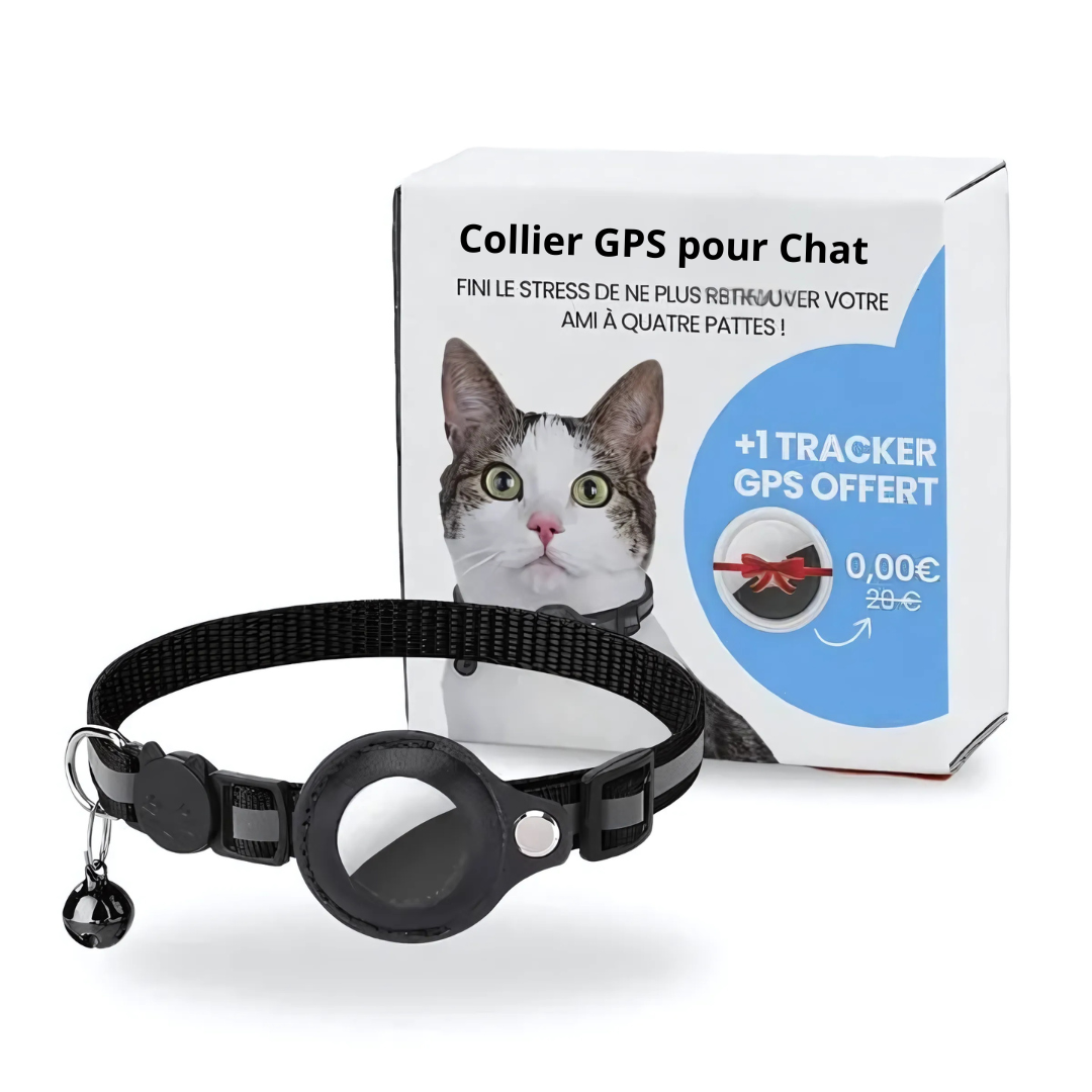SUENTA Gps-Halsband Für Katzen Mit Live-Tracking Und Sicherheit Schwarz