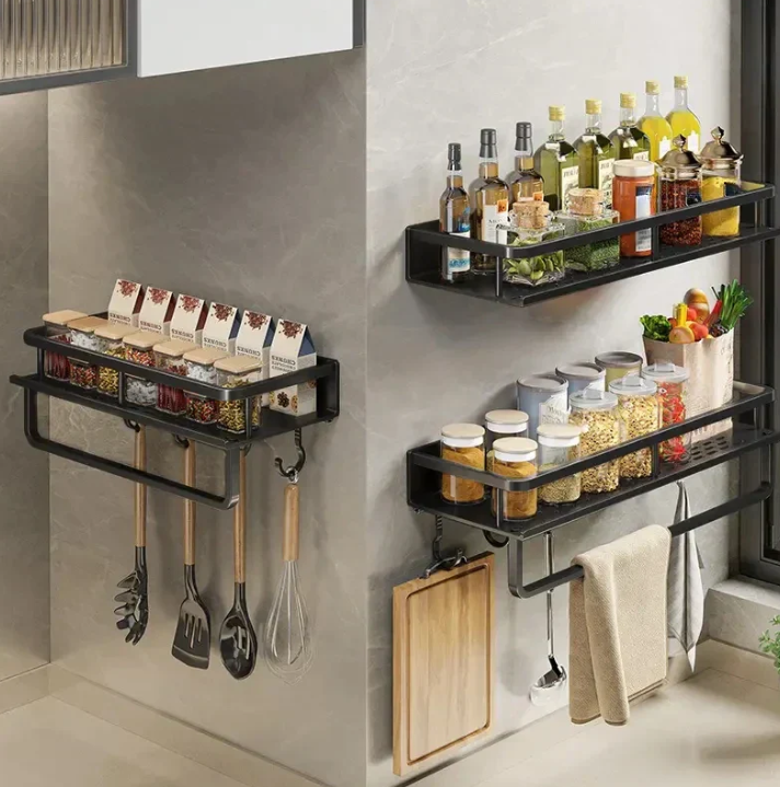 SUENTA Graues Küchenregal Modernes Design Für Mehr Stauraum