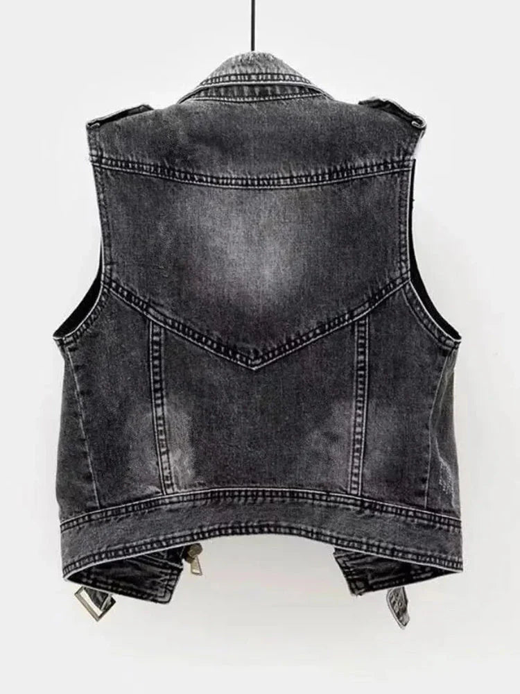 SUENTA Damen Jeansjacke – Hochwertiger Denimstoff und Vielseitiges Zeitloses Design